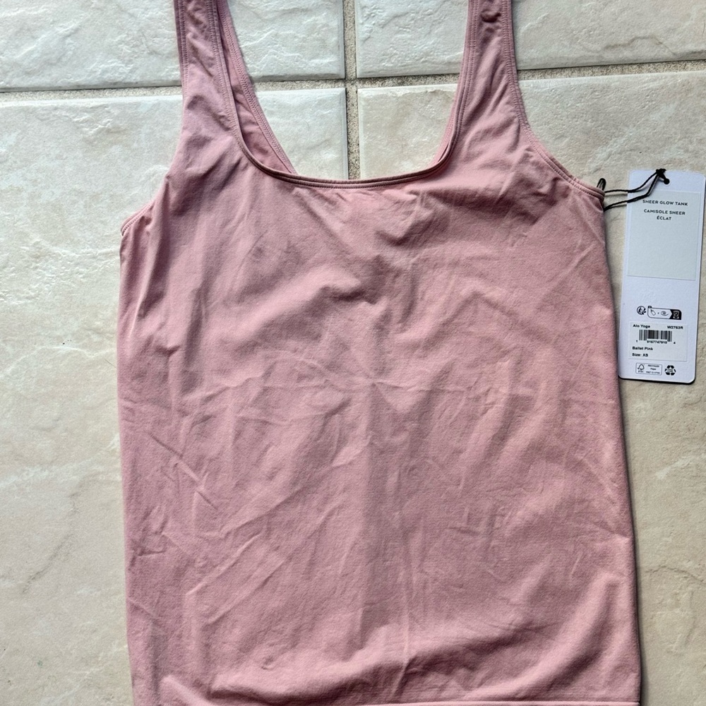 Pink Women's Tank Top. Featherlight and unbelievably stretchy.